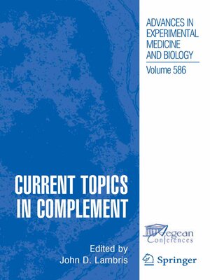 cover image of Current Topics in Complement